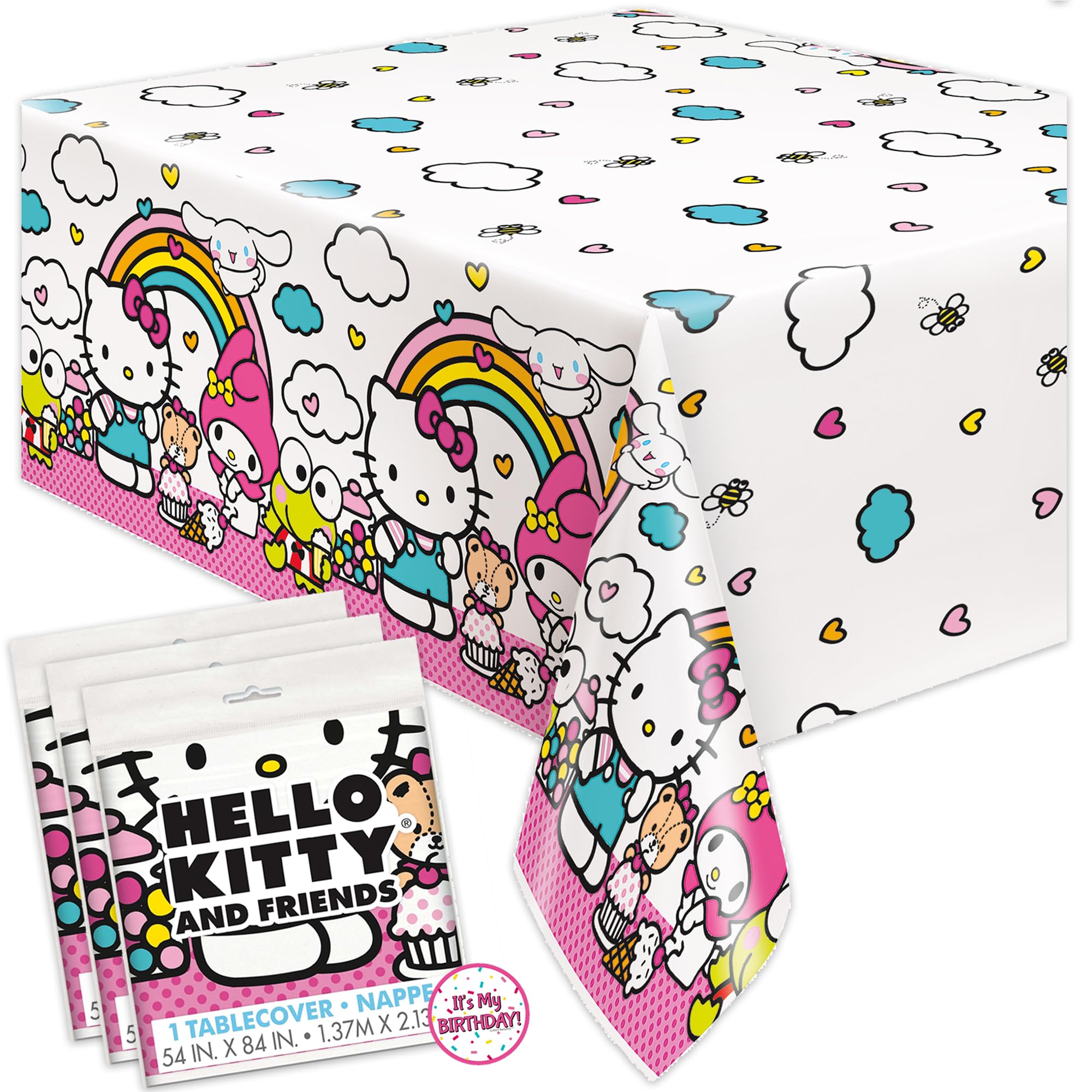 Amazon.com: Unique Hello Kitty Birthday Decorations - Rectangular